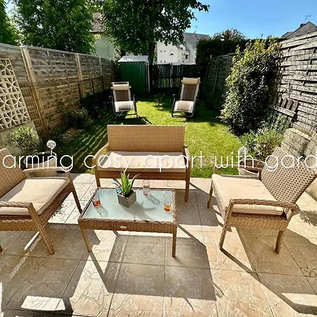 Charming Cosy With Garden Free Parking Апартаменты Клеи-Суйи